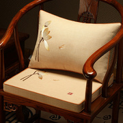 中式乳胶椰棕坐垫，加厚红木沙发垫茶椅垫，太师椅圈椅座垫实木家具垫