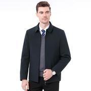 品牌男装棉衣中长服款中年可拆胆冬季外套，加厚棉商内务休闲夹克