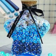 夜光PET星空瓶彩纸DIY许愿瓶男女生礼物幸运星瓶