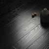强化复合木地板家用个性黑白色，耐磨地暖水8mm黑色真木纹1㎡