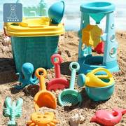 儿童沙滩车玩沙玩具套装工具铲子，桶海边挖沙子，沙漏宝宝洗澡戏水池