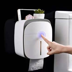 免打孔创意防水纸巾，架厕纸盒卫生间，纸巾盒厕所卫生纸置物架抽纸盒