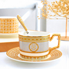 英式骨瓷咖啡杯碟下午茶茶具套装，高档轻奢欧式陶瓷咖啡杯红茶杯子