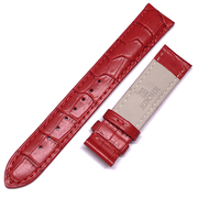 依波表11170242手表，皮带配件真皮表带红色带，扣11170129蝴蝶扣