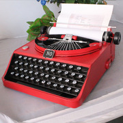 复古打字机摆件 铁艺手工工艺品 做旧模型橱窗咖啡厅摆件摄影道具