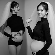 2022影楼孕妇主题写真服装个性唯美孕妇拍照影楼摄影衣服韩版