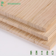12mm进口新西兰松木板直拼板实木板墙面板E0装修板饰面板家具木板