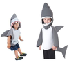 万圣节儿童海底总动员鲨鱼服装海洋，动物表演服大白鲨演出服造型服