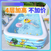 婴儿童充气游泳池超大型家庭海洋球池加厚家用大号，成人戏水池玩具