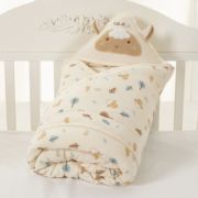 婴儿包被新生儿抱被秋冬纯棉加厚初生，宝宝用品被子产房包巾可脱胆