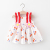 女宝宝夏季吊带连衣裙1-2-3岁0婴儿小童装，薄款无袖裙子洋气夏装潮