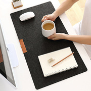 亚马逊大号办公桌垫毛毡笔记本电脑游戏键盘垫吸汗定制广告鼠标垫