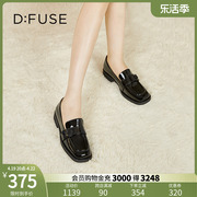 DFuse2024春季复古乐福鞋方头英伦风平底单鞋JK小皮鞋女