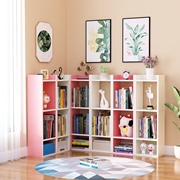 儿童书架落地靠墙书柜小型客厅，简易收纳架，家用多层简约卧室置物架
