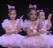童声童谣舞蹈服蓬蓬裙，六一幼儿表演亮片，纱裙儿童公主的梦想演出服