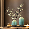 景德镇现代新中式陶瓷花瓶，禅意客厅电视酒柜，样板间家居装饰品摆件