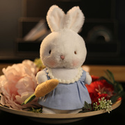胡萝卜兔子bunnies七夕情人节女孩，公仔毛绒玩具送女友520生日礼物