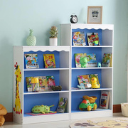 儿童书架简易置物架学生小书柜书橱经济型落地家用储物柜收纳柜子