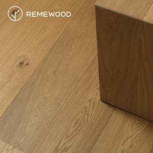 remewood橡木烟熏多层实木复合地板，15mm厚enf级环保家用地暖地板