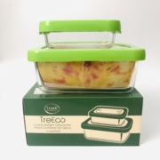 科士威 TreEco i-Lock 密封玻璃保鲜盒套装 (2件套)