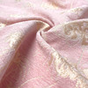 粉色凹凸金线提花立体肌理，浮雕灯芯绒布料，旗袍外套连衣裙面料b