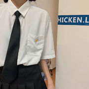 日系jk制服衬衣女，夏季学院风校服班服小雏菊白衬衫短袖女学生