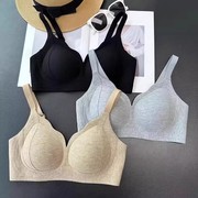秋冬暖肌bra裸感无痕 保暖磨毛材质聚拢3D立体罩杯无钢圈内衣文胸