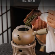 丝瓷复古养生黑晶炉温泡，茶炉煮茶壶，烧水泡茶电炉热加陶家用电煮茶