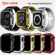 iWatch8表带金属苹果手表AppleWatch6/5/4/3代SE不锈钢链式高级41/45/49/44/45mm S7保护壳套钢带男女潮ultra