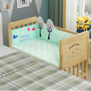 厂多功能实木婴儿床可变书桌宝宝床拼接大床新生bb床移动摇篮床童