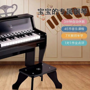 Hape25键30键多功能灯光教学男女孩儿童木制玩具电子琴钢琴初学者