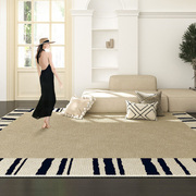 轻奢地毯卧室床边毯法式客厅沙发茶几毯复古奶油风高级地垫专用高