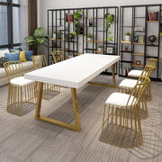 北欧loft办公室家具实木工，业风办公桌复古长条，桌椅电脑长桌会议桌