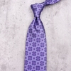 尖货高端真丝提花领带8.5CM男士正装商务复古桑蚕丝刺绣紫色花纹