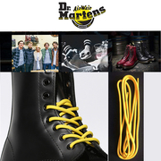 dr.martens鞋带圆 马丁靴1460鞋带8孔10孔1490黄色鞋带圆