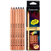 马可彩色铅笔四色一笔多色彩铅彩虹渐变色七彩混色魔幻多色铅笔