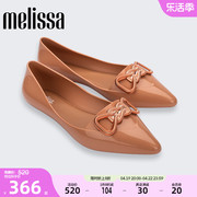 melissa梅丽莎女士尖头，单鞋时尚一脚蹬芭蕾鞋33895