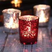 手工自制香薰蜡烛烛台浪漫彩色，玻璃杯星空婚礼，蜡烛自制香薰材料