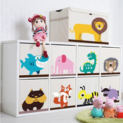 可比熊33深度卡通玩具，收纳盒布艺整理箱，儿童玩具箱储物箱玩具盒子