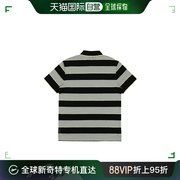 香港直邮emporioarmani阿玛尼男士，polo衫灰黑色条纹短袖时尚