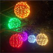 led藤球灯户外防水挂树上的彩灯装饰灯街道工程亮化发光球圆球灯