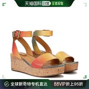 香港直邮潮奢francosarto女士presley防水台坡跟凉鞋