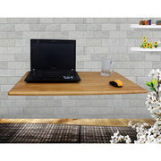 简约现代壁挂实木电脑桌可折叠桌挂墙上餐桌，家用书桌卧室小户型桌