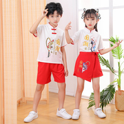 六一儿童啦啦操演出服，小学生合唱表演服幼儿园中国风国潮街舞服装