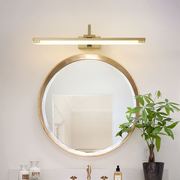 镜前灯全铜卫生间LED新中式镜灯简约镜柜灯复古浴室防水化妆灯具