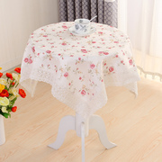 桌布圆形布艺方桌，小圆桌茶几沙发巾餐桌棉麻，床头柜盖巾长方形台布