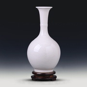 景德镇陶瓷器白色花瓶，摆件客厅插花现代简约酒柜家居装饰品工艺品