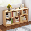 书架落地置物架一体靠墙客厅，家用儿童玩具，收纳柜多层简易实木书柜