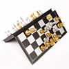 友邦国际象棋磁性套装金银色(金银色，)棋子高档大号儿童学生初学者折叠棋盘