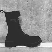 2022年冬季厚底羊毛棉靴皮毛一体，雪地靴真皮马丁靴磨砂系带女靴子
